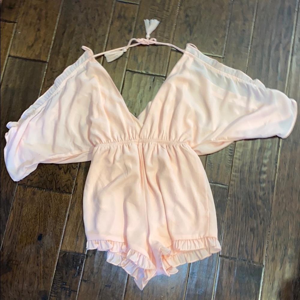 NWOT - Off the Shoulder Romper - Picture 2 of 2